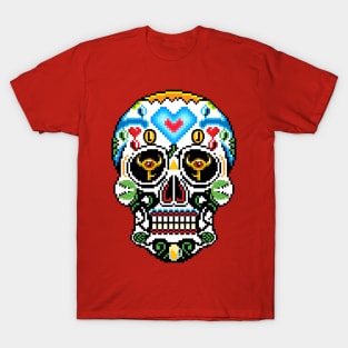 8-Bit Sugar Skull T-Shirt